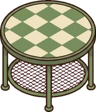 Coffee tables, a sticker from the The Pizzeria world