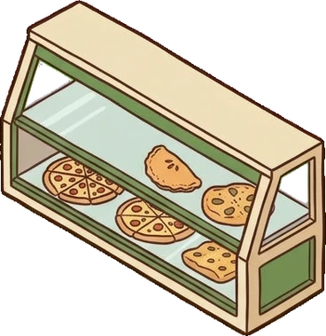 Counters, a sticker from the The Pizzeria world