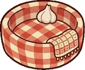 Pet beds and homes, a sticker from the The Pizzeria world