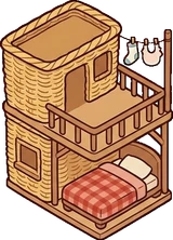 Pet beds and homes, a sticker from the The Pizzeria world