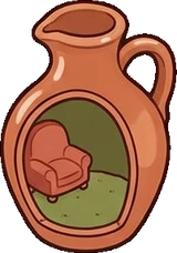 Pet beds and homes, a sticker from the The Pizzeria world