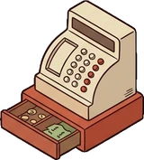 Gadgets and devices, a sticker from the The Pizzeria world