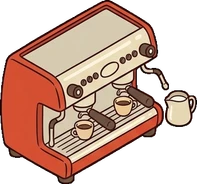 Gadgets and devices, a sticker from the The Pizzeria world