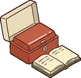 Gadgets and devices, a sticker from the The Pizzeria world