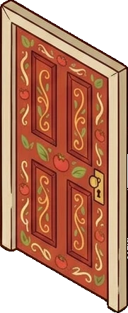 Doors, a sticker from the The Pizzeria world