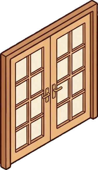 Doors, a sticker from the The Pizzeria world