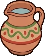 Baskets and floor things, a sticker from the The Pizzeria world