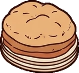 Baskets and floor things, a sticker from the The Pizzeria world