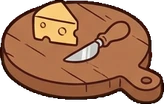 Baskets and floor things, a sticker from the The Pizzeria world