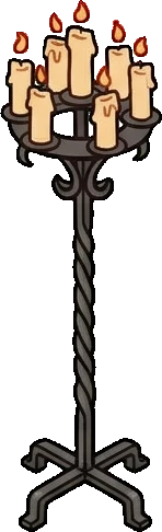 Floor lamps, a sticker from the The Pizzeria world