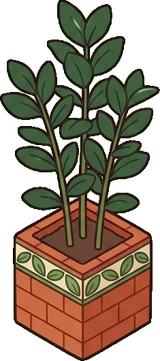 Plantes de sol, un sticker du monde La pizzeria