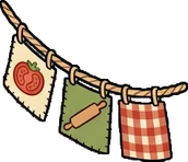 Garlands and hanging things, a sticker from the The Pizzeria world