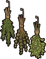 Garlands and hanging things, a sticker from the The Pizzeria world