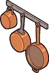 Garlands and hanging things, a sticker from the The Pizzeria world