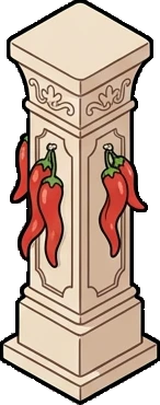Big floor pieces, a sticker from the The Pizzeria world