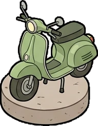 Big floor pieces, a sticker from the The Pizzeria world
