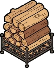 Big floor pieces, a sticker from the The Pizzeria world