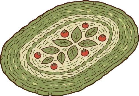 Rugs, a sticker from the The Pizzeria world