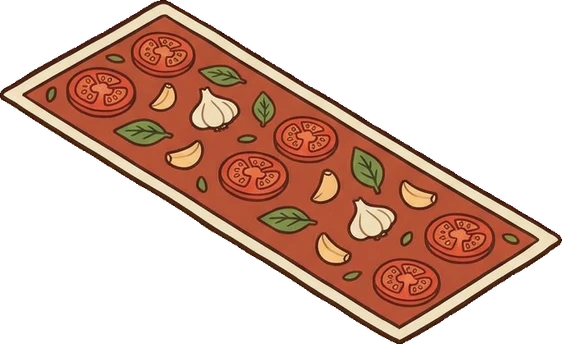 Rugs, a sticker from the The Pizzeria world