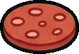 Little things, a sticker from the The Pizzeria world