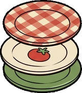 Shelf things, a sticker from the The Pizzeria world