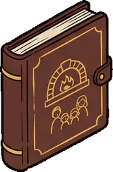 Shelf things, a sticker from the The Pizzeria world