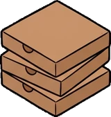 Shelf things, a sticker from the The Pizzeria world