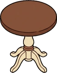 Tables for two, a sticker from the The Pizzeria world