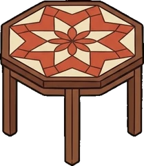 Tables for two, a sticker from the The Pizzeria world