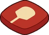 Cushions and blankets, a sticker from the The Pizzeria world