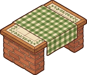 Tables, a sticker from the The Pizzeria world
