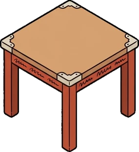 Tables, a sticker from the The Pizzeria world