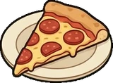 Food and drinks, a sticker from the The Pizzeria world
