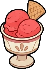 Food and drinks, a sticker from the The Pizzeria world