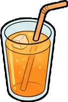 Food and drinks, a sticker from the The Pizzeria world
