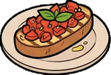 Food and drinks, a sticker from the The Pizzeria world