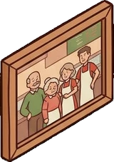 Wall art and frames, a sticker from the The Pizzeria world