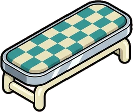 Benches, a sticker from the The Diner world