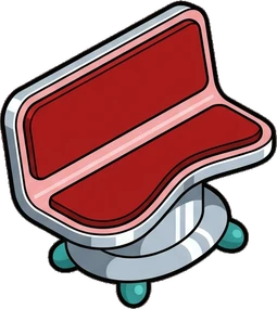 Benches, a sticker from the The Diner world