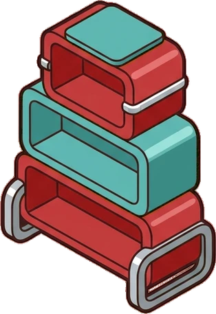Bookcases, a sticker from the The Diner world