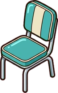 Chairs, a sticker from the The Diner world