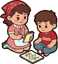 People together, a sticker from the The Diner world