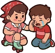 People together, a sticker from the The Diner world