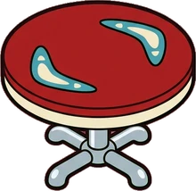 Coffee tables, a sticker from the The Diner world