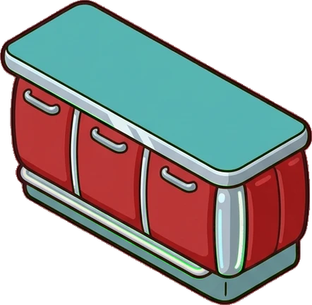 Counters, a sticker from the The Diner world