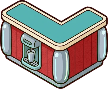 Counters, a sticker from the The Diner world