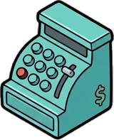 Gadgets and devices, a sticker from the The Diner world