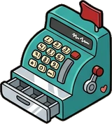 Gadgets and devices, a sticker from the The Diner world