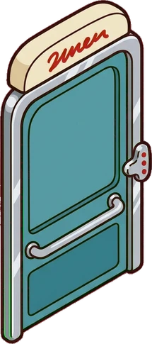 Doors, a sticker from the The Diner world