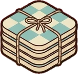 Baskets and floor things, a sticker from the The Diner world